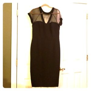 Maggy London Black illusion top dress